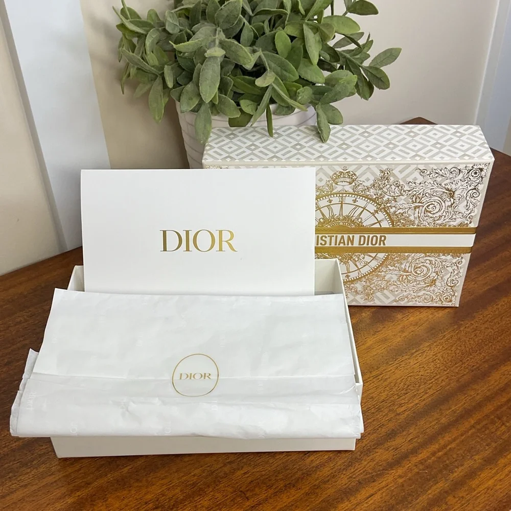 Dior White and Gold Decorative Box